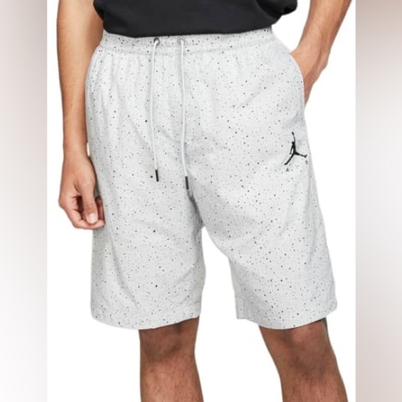 Nike Air Jordan Men’s size XS Gray Poolside Cement Training Shorts - Picture 1 of 13